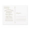 Vintage Antique Gold White Flourish Save the Date
