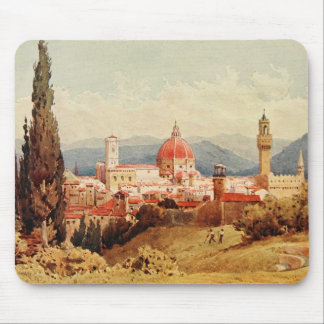 Vintage Antique Italy Florence Boboli Gardens Mouse Pad