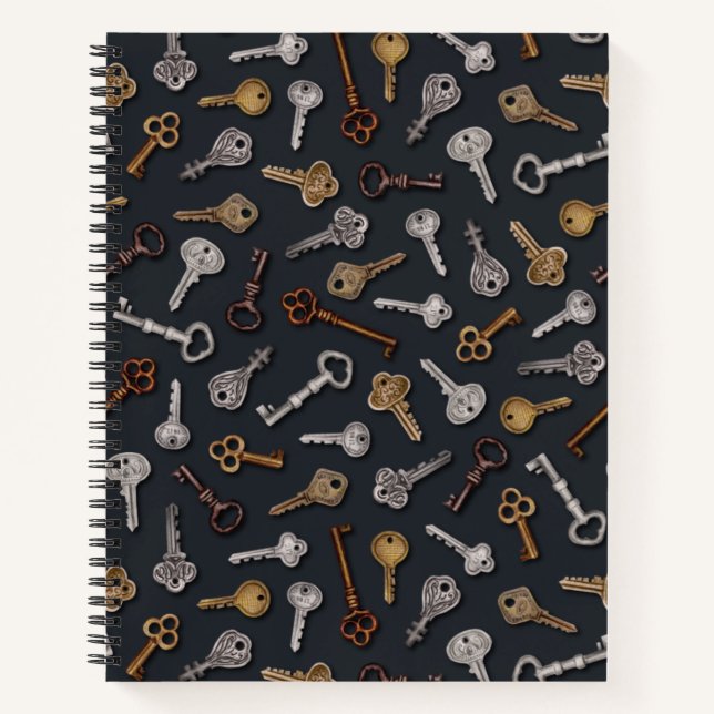 Vintage & Antique Keys Notebook (Front)