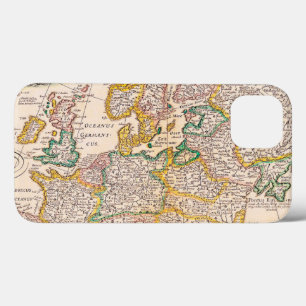 Vintage Antique Map of Europe iPhone 13 Case