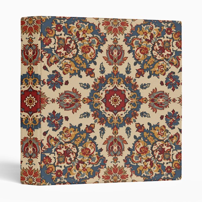 Vintage Antique Persian Oriental Turkish Pattern  Binder (Front/Spine)
