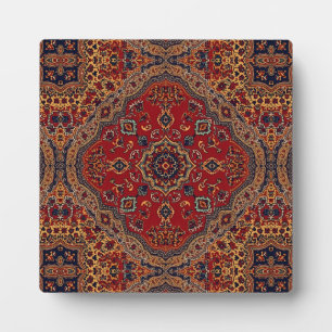 Vintage Antique Persian Oriental Turkish Pattern Plaque