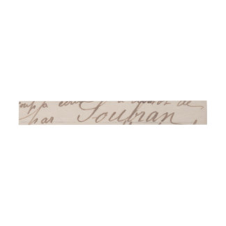 Vintage antique Photo FromMyDesk Labels Invitation Belly Band
