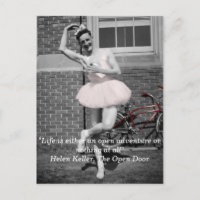 Vintage Antique Photo Man in Tutu Bike Risk Taker