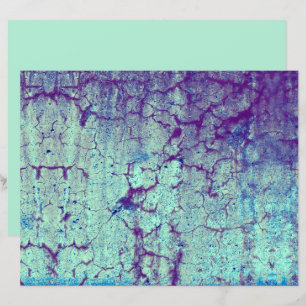 Vintage Antique Purple Teal Grunge Texture