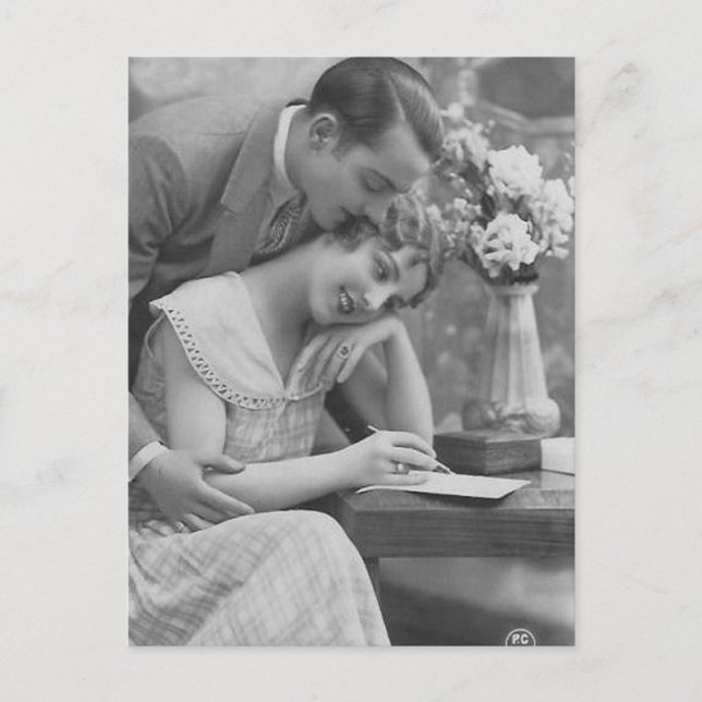 Vintage Antique Romantic Couples Cards and Gifts (Front)