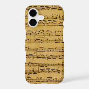 Vintage Antique Sheet Music Iphone Case