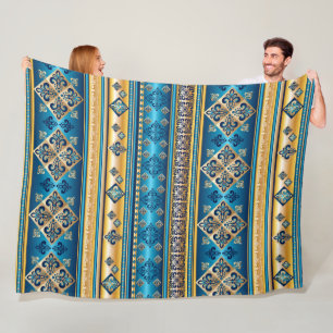 Vintage Antique style - seamless pattern 3 Fleece Blanket