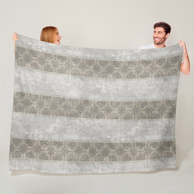Vintage Antique style - seamless pattern 9 Fleece Blanket (In Situ)