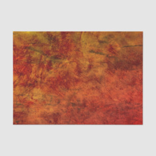 Vintage Antique Textured Orange Brown Decoupage Tissue Paper