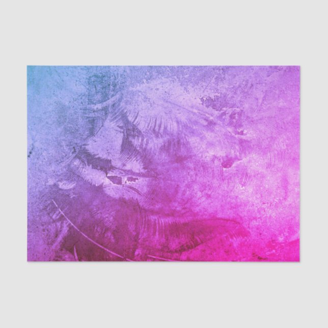 Vintage Antique Textured Pink Purple Decoupage Tissue Paper (Front)