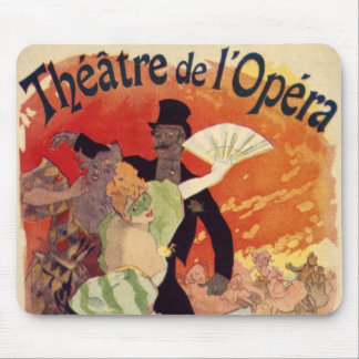 Vintage Antique Theatre Opera Carnaval Mouse Pad