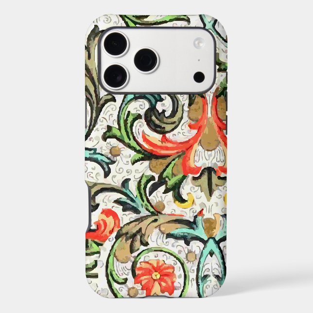 Vintage Antique Victorian Floral Pattern  (Back)