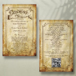 Vintage Antique Wedding Ceremony Program Templates<br><div class="desc">Celebrate in style with these vintage wedding ceremony programs. The template is easy to personalize with your own wording or click to customize further to change the font colors,  styles,  layout and more.</div>