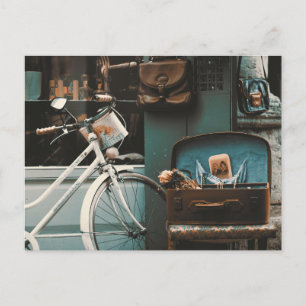 Vintage Antiques Shop and Goods Postcard