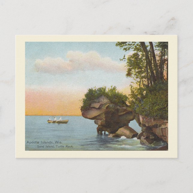 Vintage Apostle Islands, Wisconsin Postcard (Front)