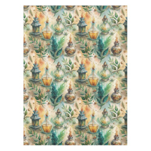 Vintage Apothecary Bottles Pattern (4) Tablecloth