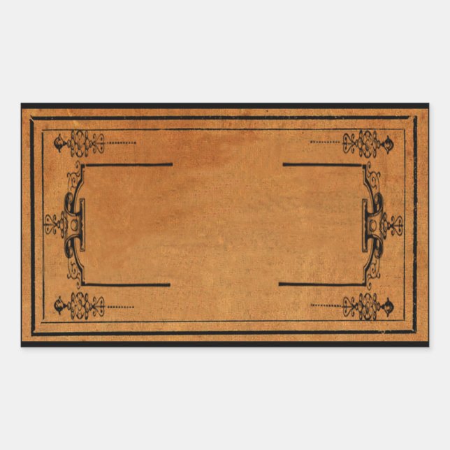 VINTAGE Apothecary Label Sticker (Front)