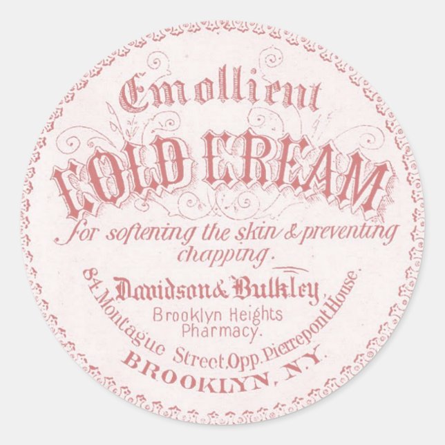 Vintage Apothecary Label Stickers (Front)