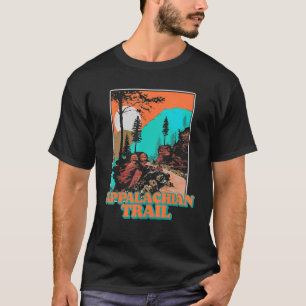 Vintage Appalachian Trail Overlook Mountains Retro T-Shirt