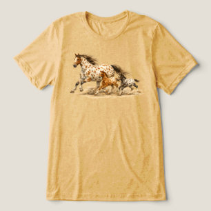  Vintage Appaloosa Horse Crewneck  Retro 90s Horse Tri-Blend Shirt