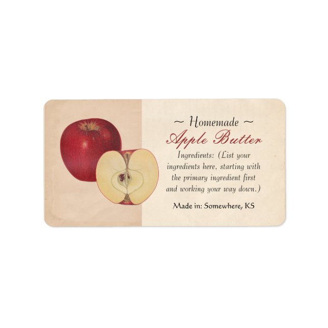 Vintage Apple Labels (Front)