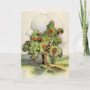 Vintage Apple Tree Card