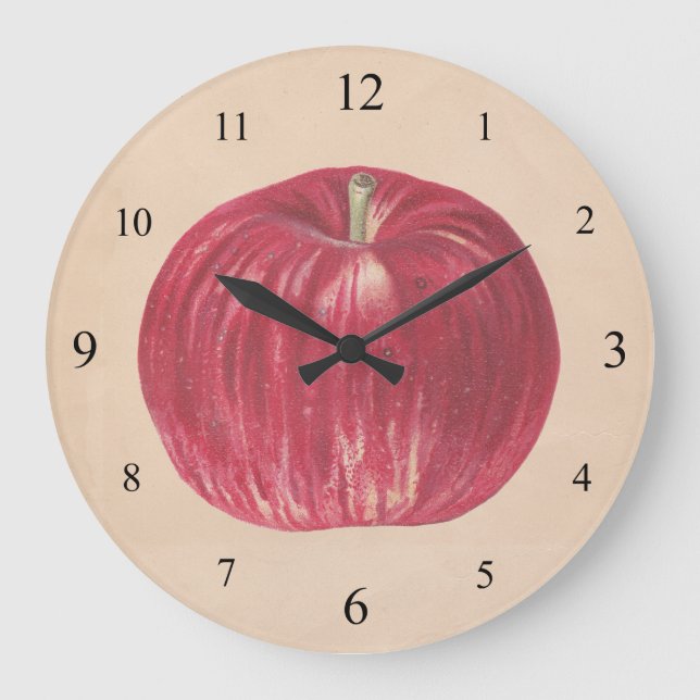 Vintage Apple Wall Clock (Front)