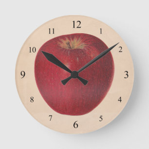 Vintage Apple Wall Clock
