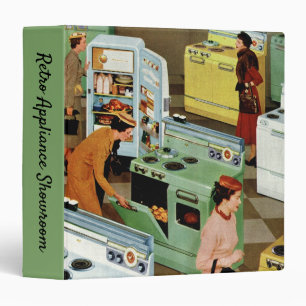 Vintage Appliance Showroom Store Business Retail Binder