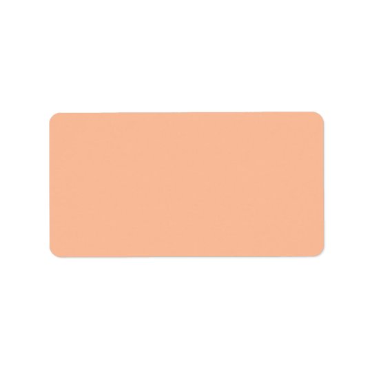 Vintage Apricot Peach Personalized Cream Colour