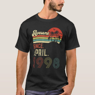Vintage April 1983 24th Birthday Retro 24 Years Ol T-Shirt