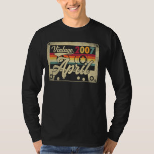 Vintage April 2007 18th Birthday 18 Years Old Funn T-Shirt