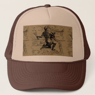 Vintage Aquarius Constellation by Hevelius 1690 Trucker Hat