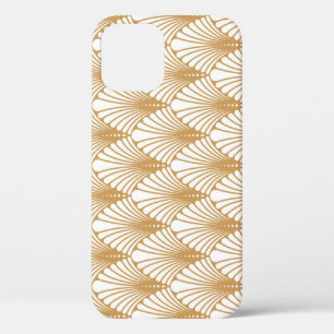 Vintage Arabesque Geometric Seamless Pattern iPhone 12 Case