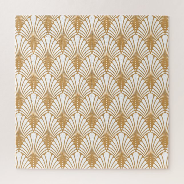 Vintage Arabesque Geometric Seamless Pattern Jigsaw Puzzle (Vertical)