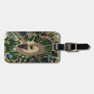 Vintage Arc de Triomphe Paris Luggage Tag