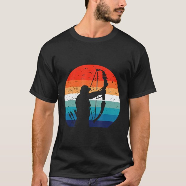 Vintage Archery Shirt Archer Bow Hunting Gift  (Front)