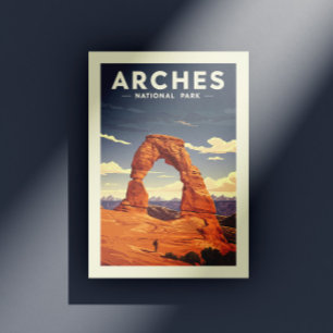 Vintage Arches National Park Postcard