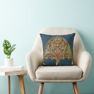 Vintage Architectural Element, Decorative Arches Throw Pillow