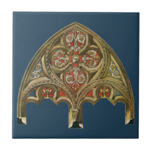 Vintage Architectural Element, Decorative Arches Tile