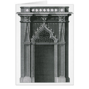 Vintage Architectural Element, Gothic Doorway