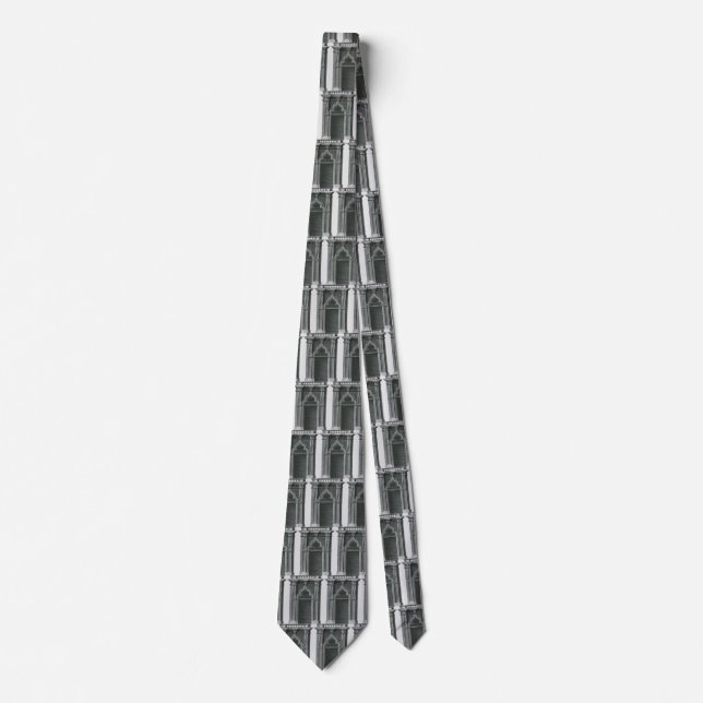 Vintage Architectural Element, Gothic Doorway Tie (Front)