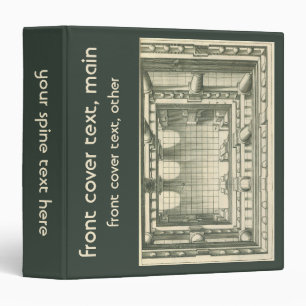 Vintage Architecture, Atrium Courtyard Perspective Binder