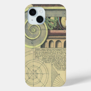 Vintage Architecture; Capital Volute by Vignola iPhone 15 Case