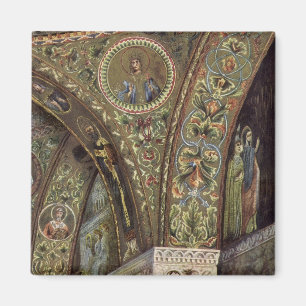 Vintage Architecture, Decorative Arch in a Church Magnet
