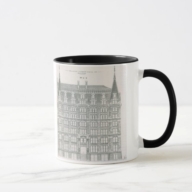Vintage Architecture, Delaware & Hudson Canal Co. Mug (Right)