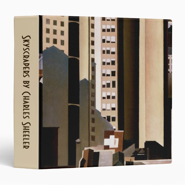 Vintage Architecture, Skyscrapers by Sheeler, 1922 Binder (Front/Spine)