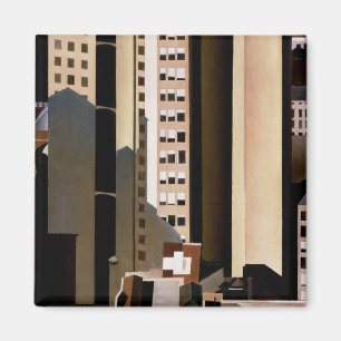 Vintage Architecture, Skyscrapers by Sheeler, 1922 Magnet