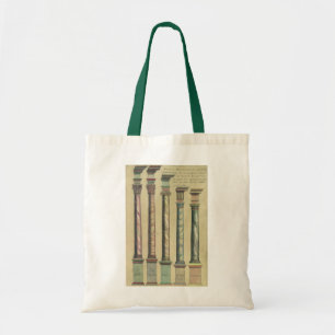 Vintage Architecture, the 5 Architectural Orders Tote Bag